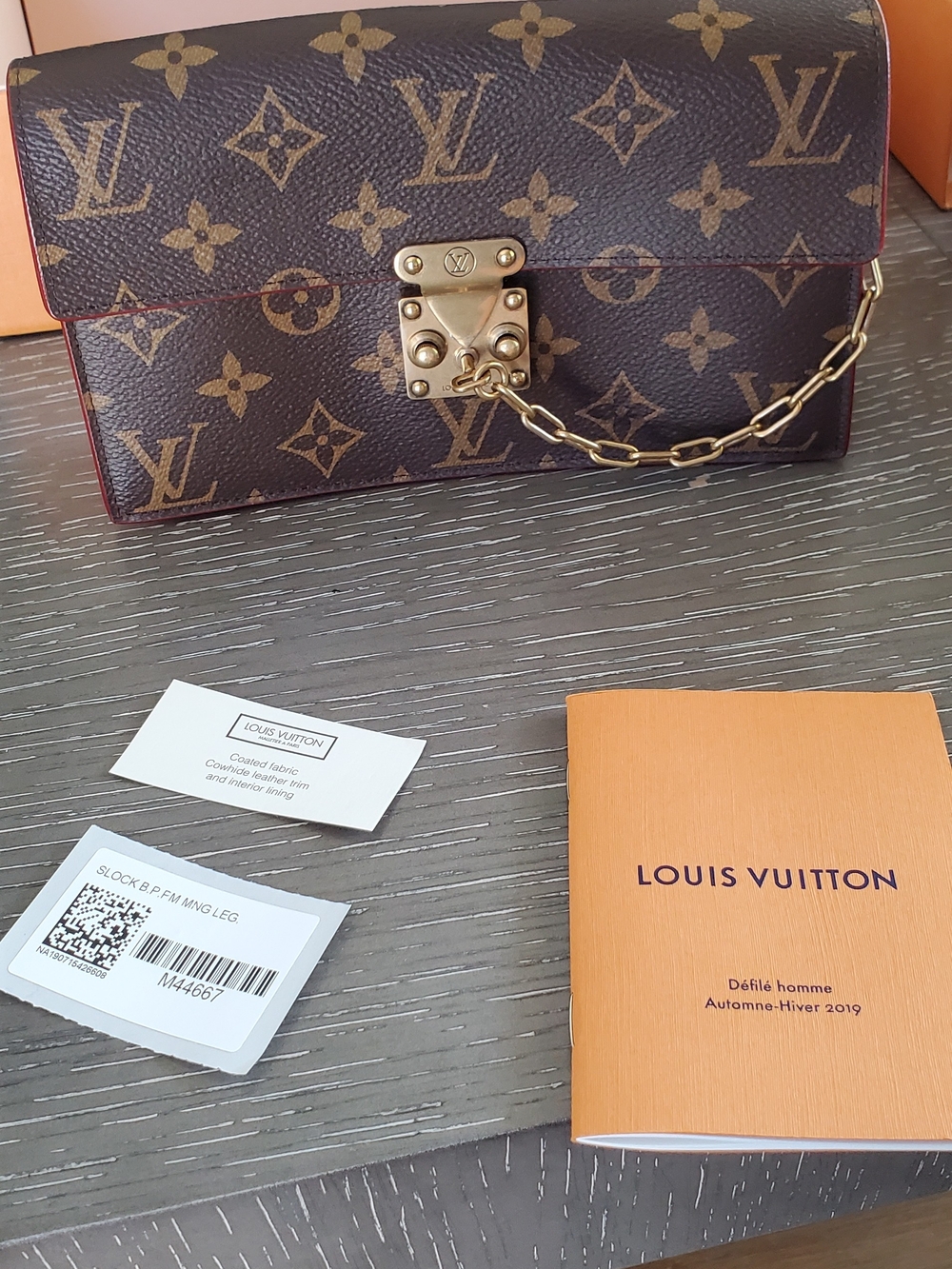 Louis Vuitton Monogram Pochette with Chain - Brown/Gold